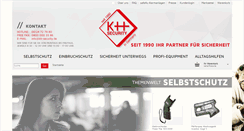 Desktop Screenshot of kh-security.de